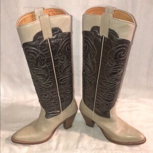 Frye ‼️RARE‼️ Vintage 1980s Women’s Tall Riding Boots 8.5 M Made In Spain